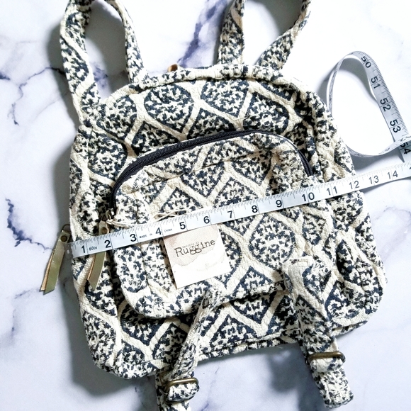 NEW Handmade Boho Backpack in Dark Navy main image 9